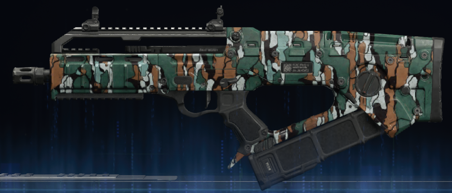 Rendu du camouflage Baumier sur VX Compact